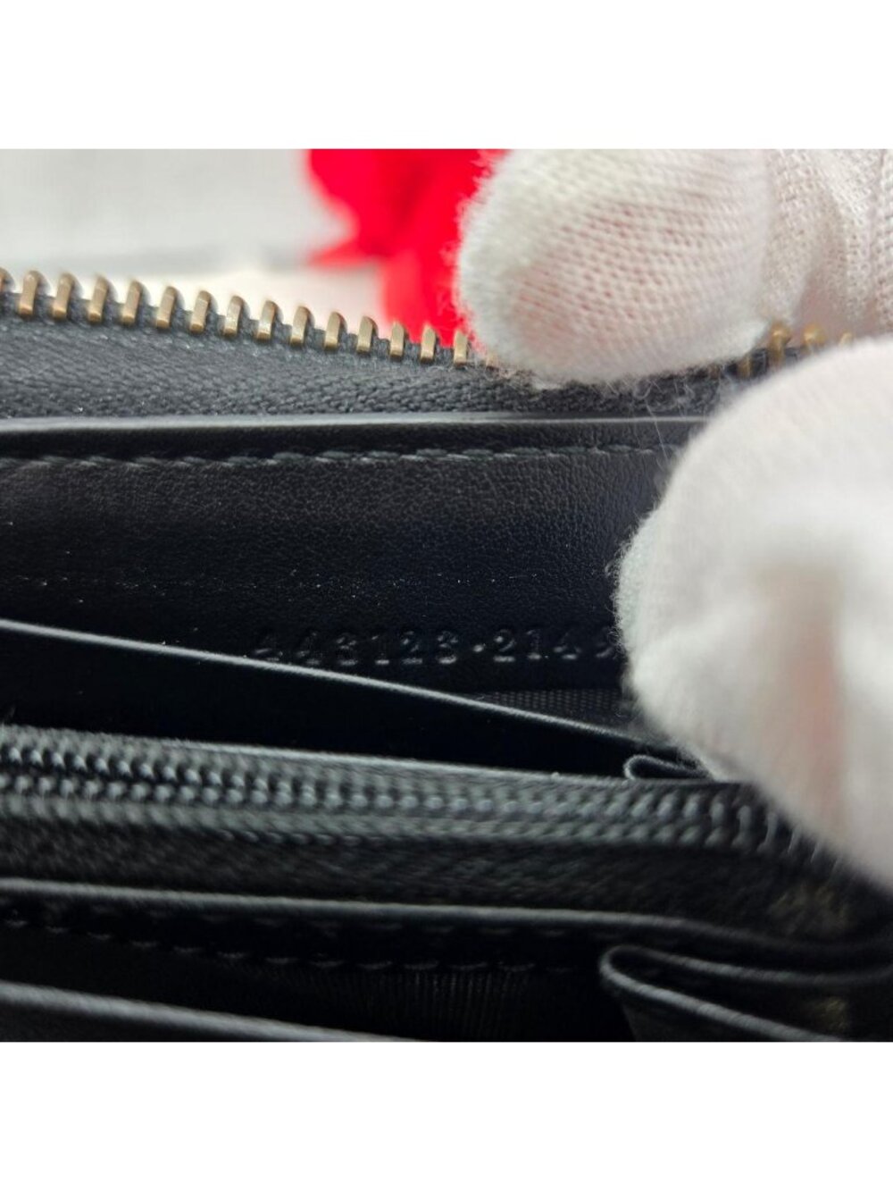 Gucci Wallet GG Marmont Quilted Black - Picture 14 of 14